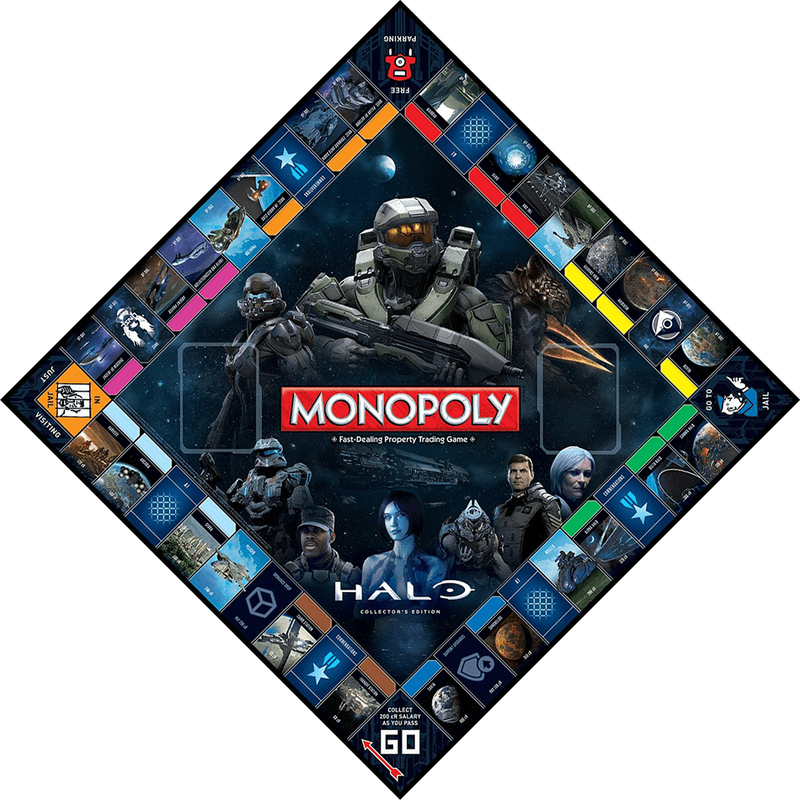 Monopoly: Halo - Collector's Edition (New) - Winning Moves 1000G