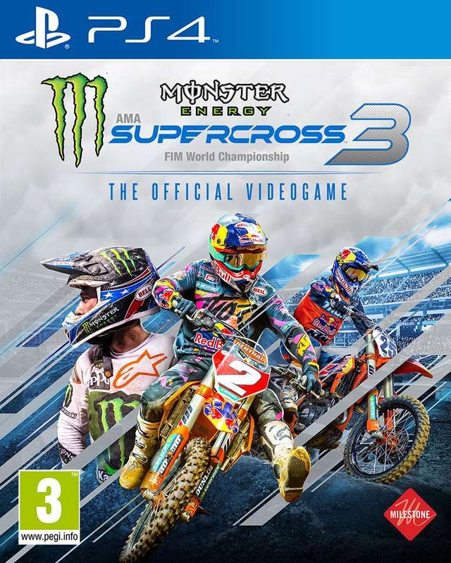 Supercross 3  PS4 Game in excellent condition : In Stock (swadocop)