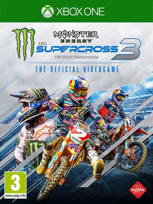 Monster Energy Supercross 3  The Official Videogame (Xbox One)(Pwned) - Milestone 120G