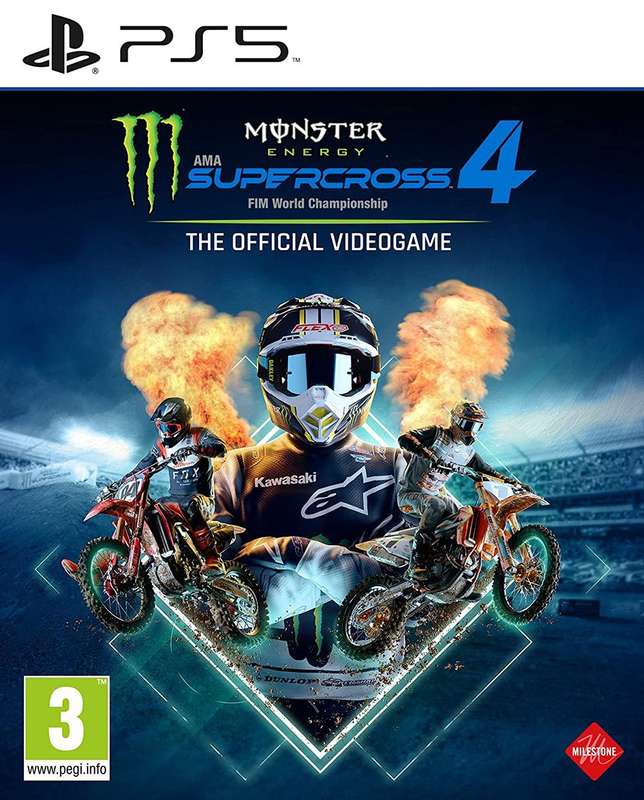 Monster Energy Supercross 4 - The Official Videogame (PS5)(New) - Milestone 90G
