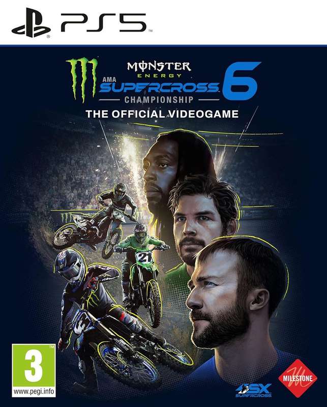 Monster Energy Supercross 6 - The Official Videogame (PS5)(New) - Milestone 90G