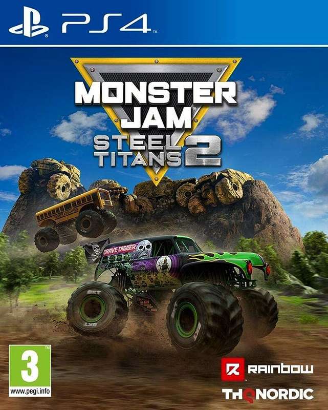 Monster Jam: Steel Titans 2 (PS4)(New) - THQ Nordic / Nordic Games 90G