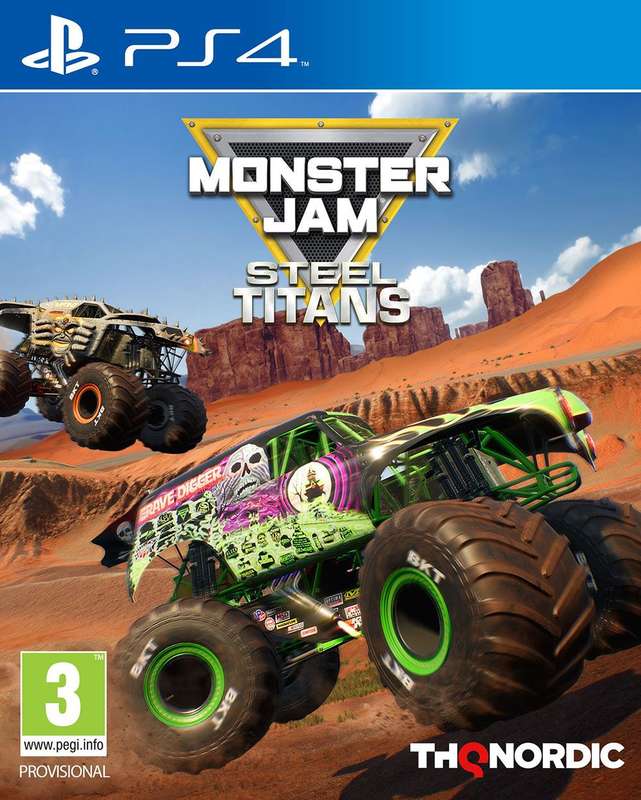 Monster Jam: Steel Titans (PS4)(New) - THQ Nordic / Nordic Games 90G
