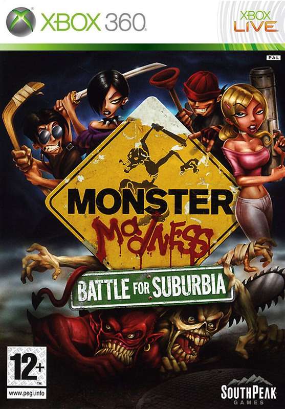 Monster Madness: Battle for Suburbia (Xbox 360)(Pwned) - Southpeak Interactive 130G
