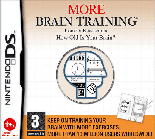More Brain Training: How Old Is Your Brain? (NDS)(Pwned) - Nintendo 110G