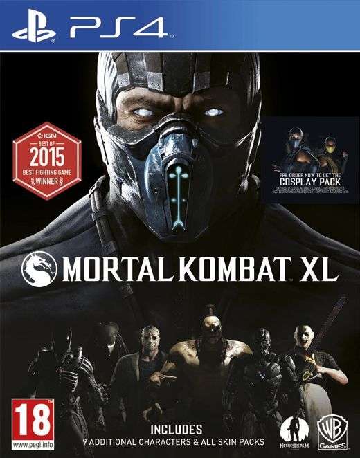 Mortal Kombat XL (PS4)(New) - Warner Bros. Interactive Entertainment 90G