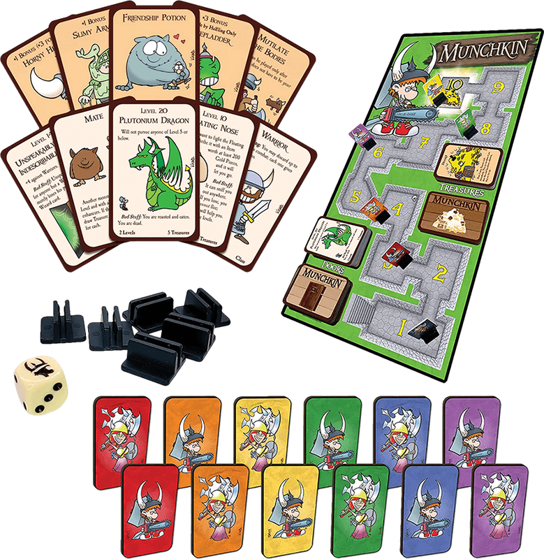 Munchkin Deluxe - Core Set (New) - Steve Jackson Games 1000G