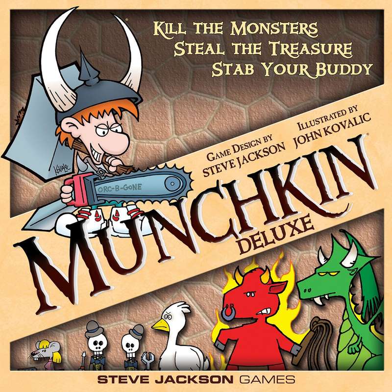 Munchkin Deluxe - Core Set (New) - Steve Jackson Games 1000G