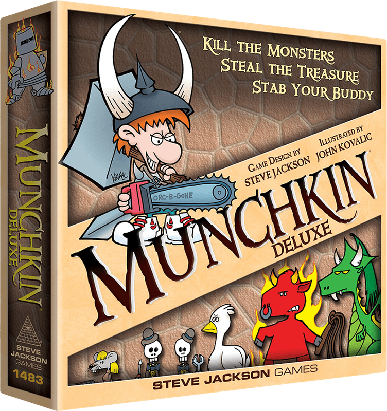 Munchkin Deluxe - Core Set (New) - Steve Jackson Games 1000G