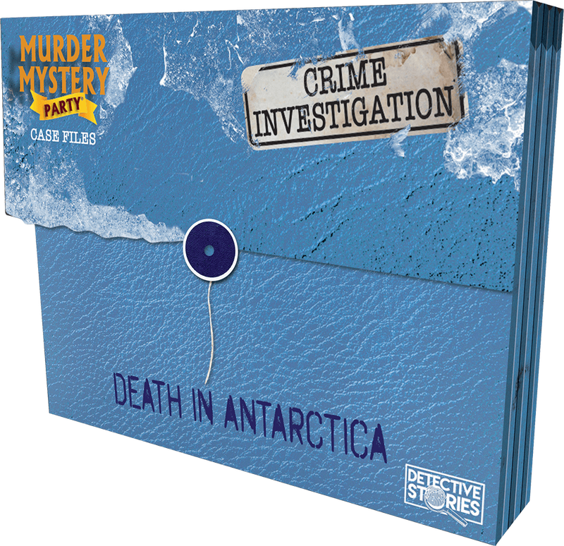 Murder Mystery Party: Case Files - Death in Antarctica (New) - University Games 850G