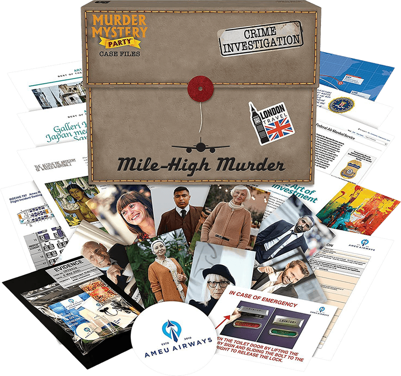 Murder Mystery Party: Case Files - Mile High Murder (New) - University Games 850G