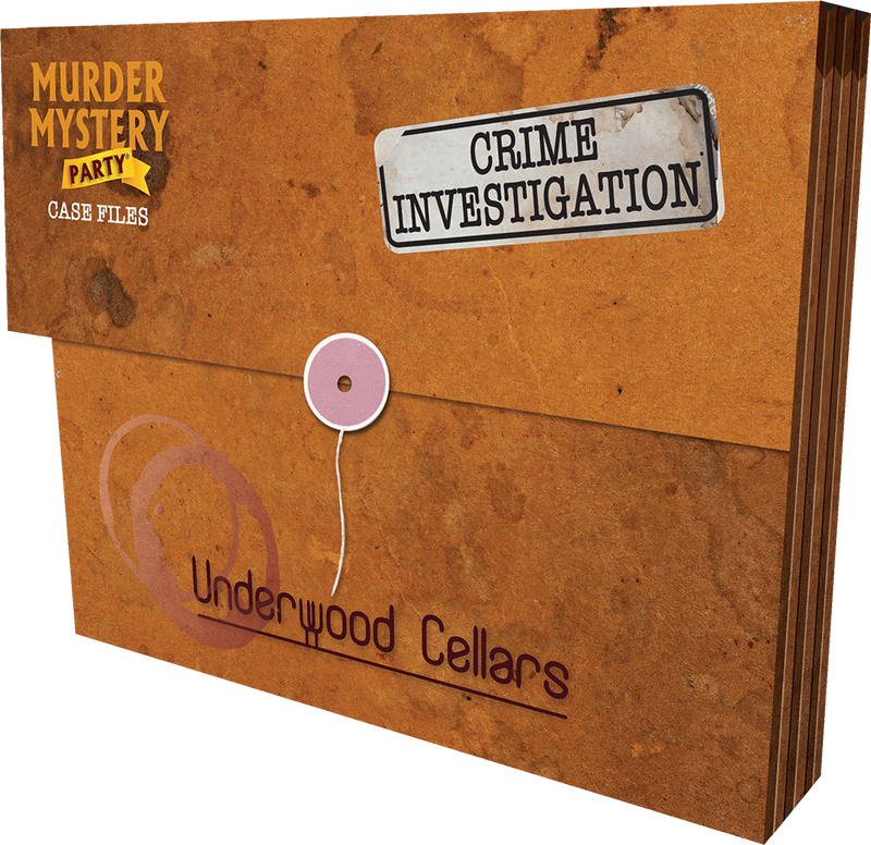 Murder Mystery Party: Case Files - Underwood Cellars (New) - University Games 850G