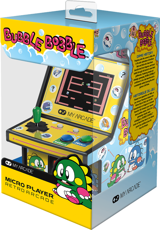 Micro Player Retro Arcade - Bubble Bobble (New) - My Arcade 1500G