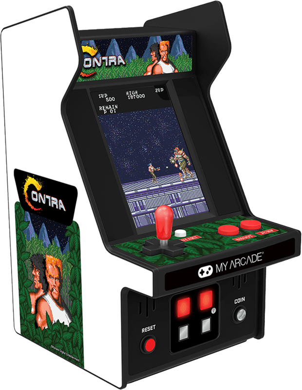 Micro Player Retro Arcade - Contra (New) - My Arcade 1500G
