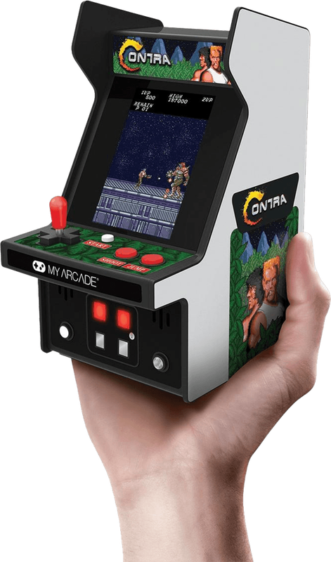 Micro Player Retro Arcade - Contra (New) - My Arcade 1500G