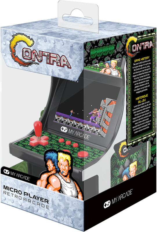Micro Player Retro Arcade - Contra (New) - My Arcade 1500G