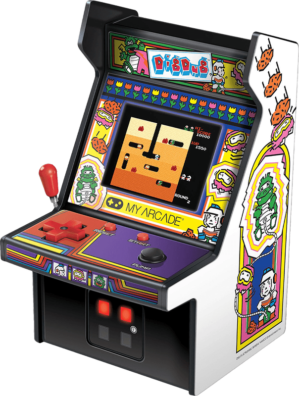 Micro Player Retro Arcade - Dig Dug (New) - My Arcade 1500G