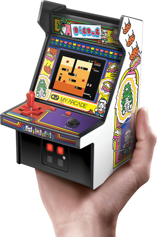 Micro Player Retro Arcade - Dig Dug (New) - My Arcade 1500G