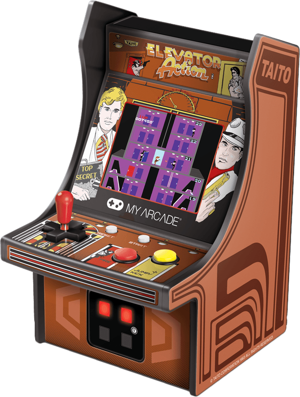 Micro Player Retro Arcade - Elevator Action (New) - My Arcade 1500G