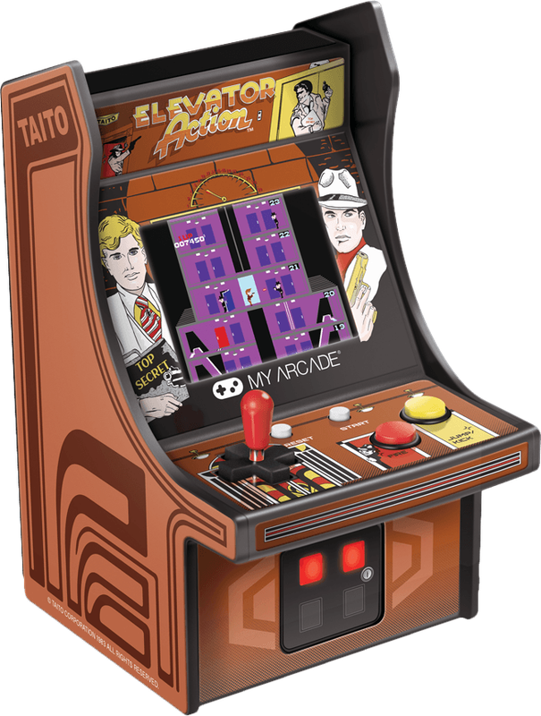 Micro Player Retro Arcade - Elevator Action (New) - My Arcade 1500G