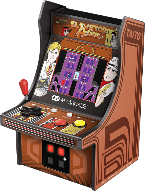 Micro Player Retro Arcade - Elevator Action (New) - My Arcade 1500G