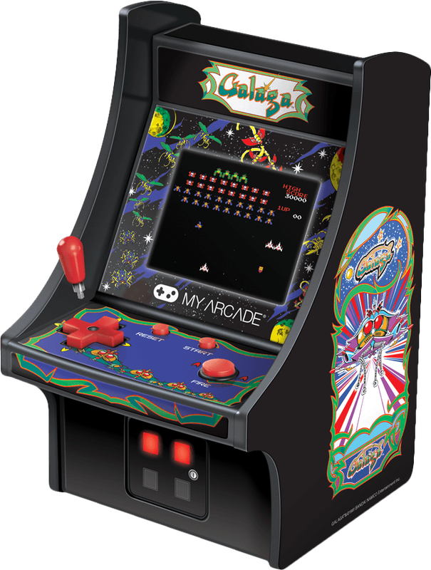 Micro Player Retro Arcade - Galaga (New) - My Arcade 1500G
