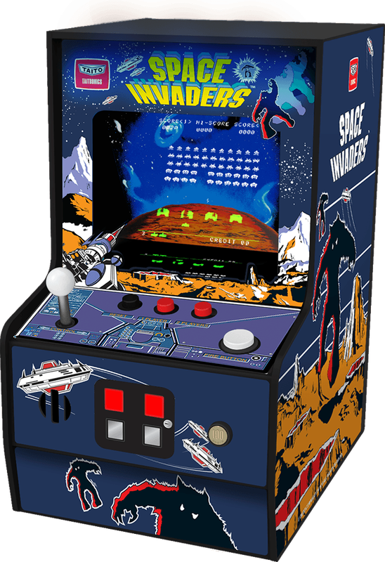 Micro Player Retro Arcade - Space Invaders (New) - My Arcade 1500G