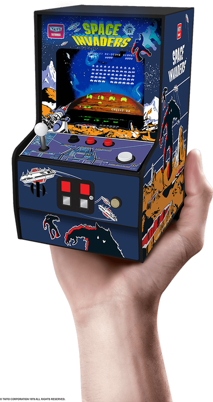 Micro Player Retro Arcade - Space Invaders (New) - My Arcade 1500G