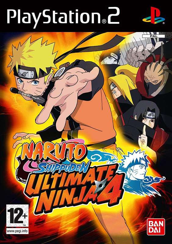 Naruto Shippuden: Ultimate Ninja 4 (PS2)(New) - Namco Bandai Games 130G