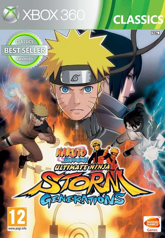 Naruto Shippuden: Ultimate Ninja Storm Generations - Classics (Xbox 360)(New) - Namco Bandai Games