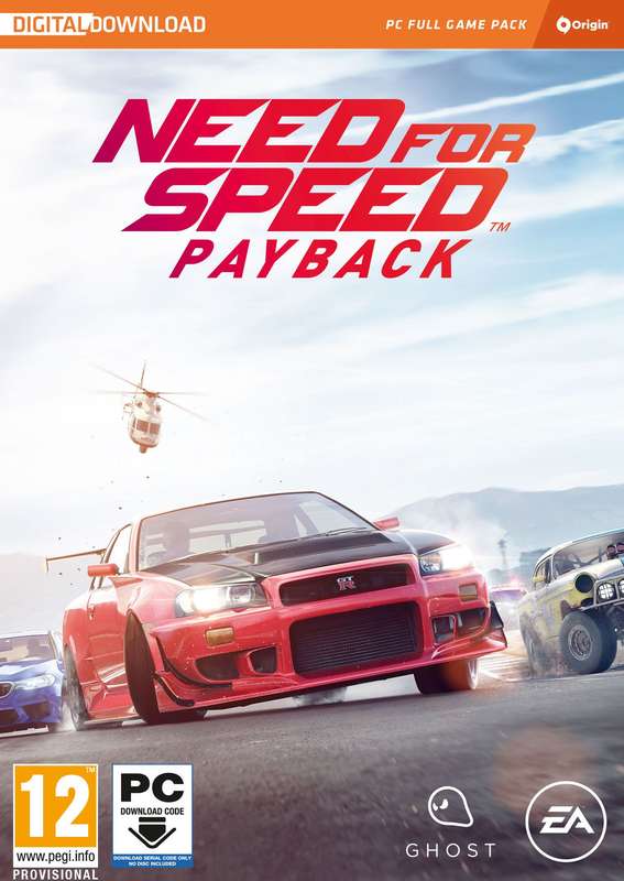 Need For Speed: Payback [Digital Code](PC)(New) - Electronic Arts / EA Games