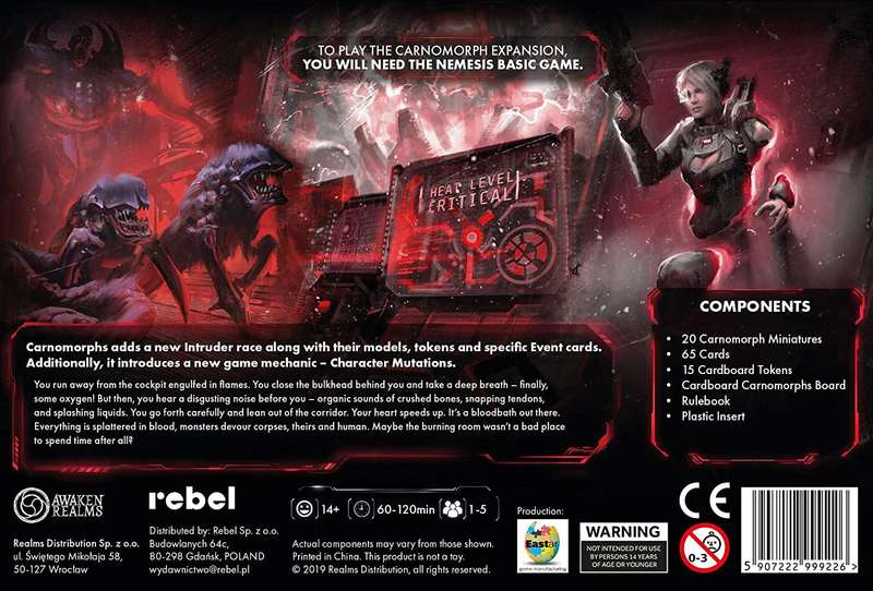 Nemesis: Carnomorph Expansion (New) - Awaken Realms 1400G