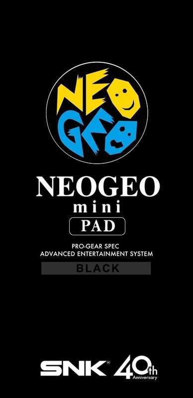 NeoGeo Mini Pad - Black (New) - SNK 350G