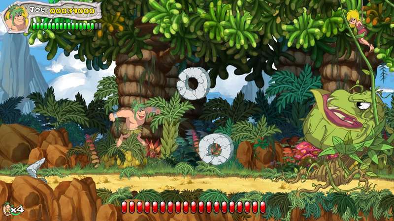 New Joe & Mac: Caveman Ninja - T-Rex Edition (NS / Switch)(New) - Microids 100G