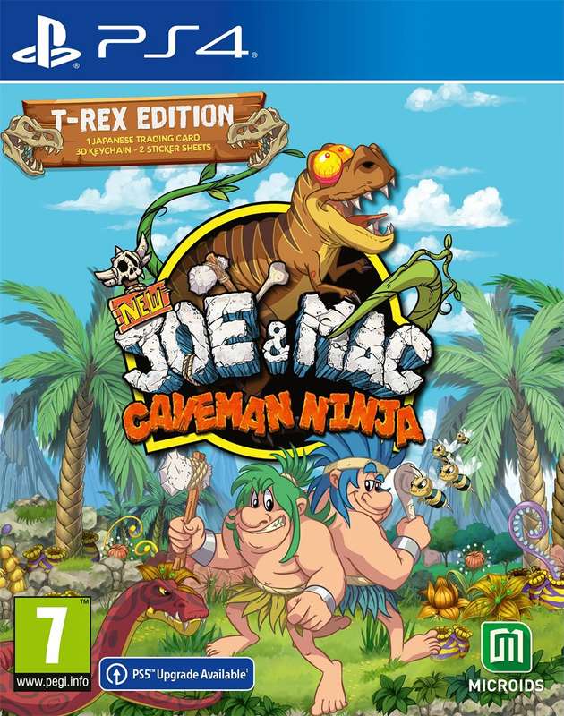 New Joe & Mac: Caveman Ninja - T-Rex Edition (PS4)(New) - Microids 90G