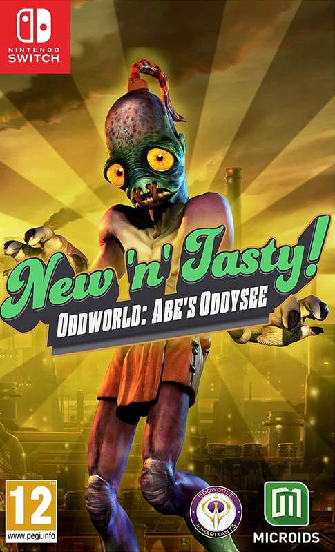 New 'n' Tasty! Oddworld: Abe's Oddysee (NS / Switch)(New) - Microids 100G