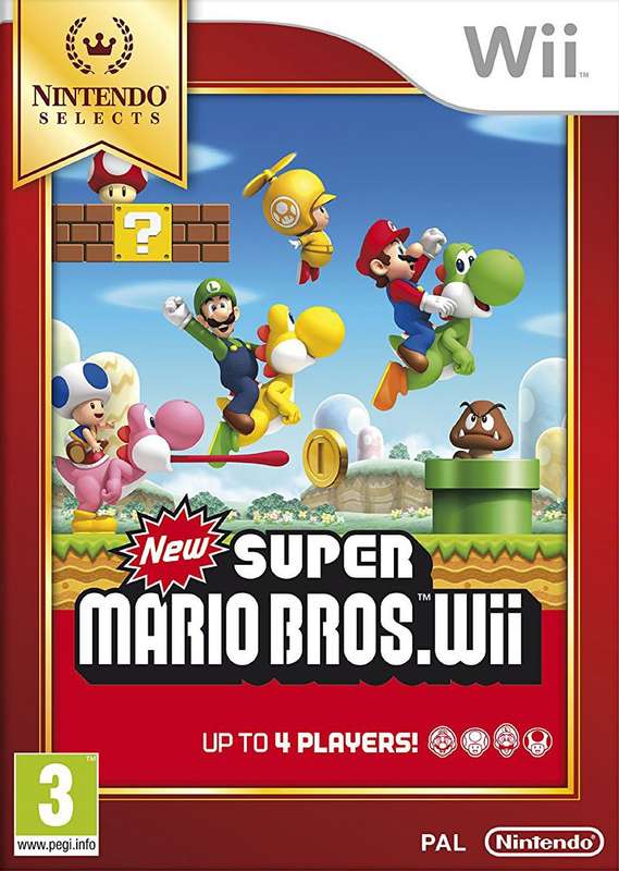 New Super Mario Bros. Wii - Nintendo Selects (Wii)(New) - Nintendo 130G