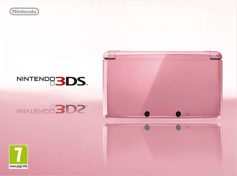 Nintendo 3DS Console - Coral Pink (3DS)(Pwned) - Nintendo 550G