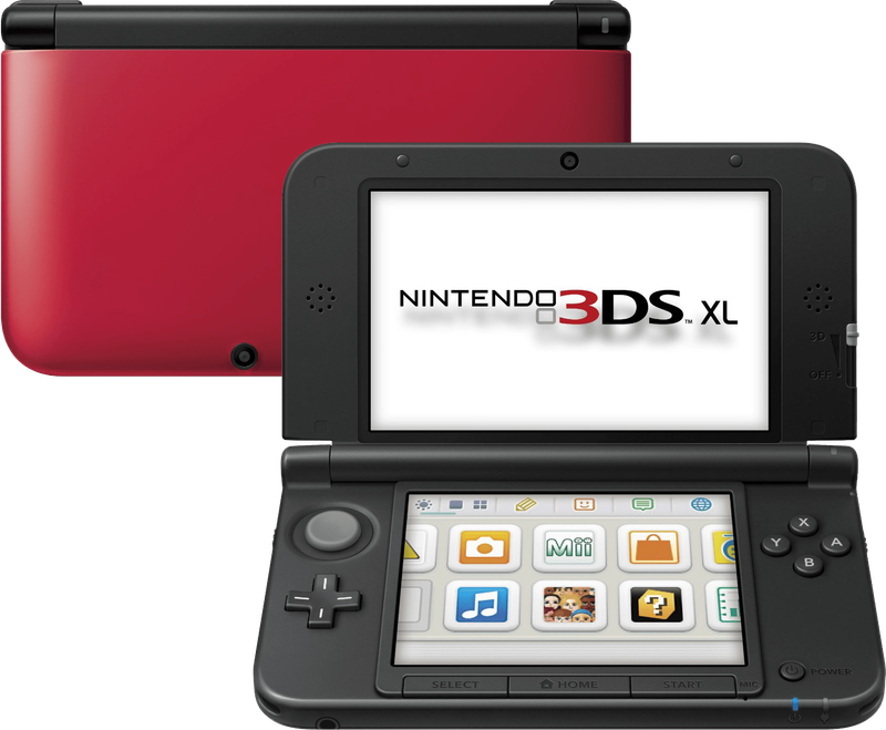 Nintendo 3DS XL Console - Red / Black (3DS)(Pwned) - Nintendo 1000G