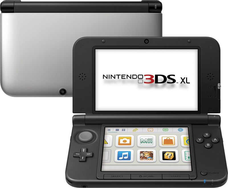 Nintendo 3DS XL Console - Silver / Black (3DS)(Pwned) - Nintendo 1000G