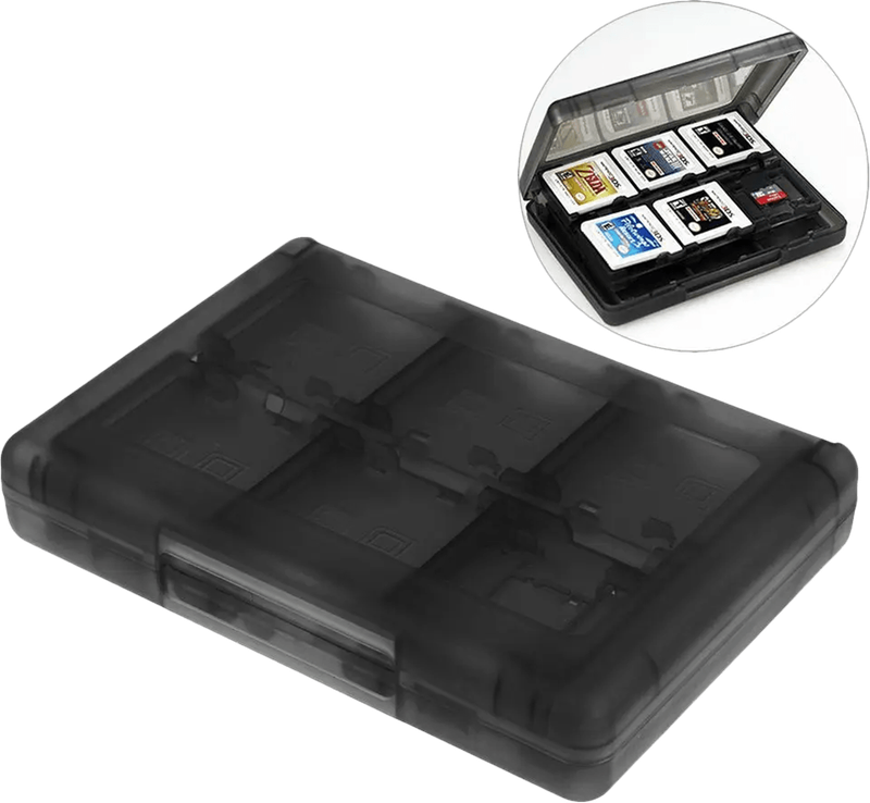 Nintendo DS/3DS Game Cartridge Case - Black (NDS / 3DS)(New) - Various 100G