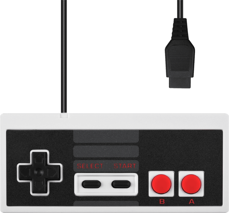 Nintendo 8-bit Famiclone 2 Button Controller - 9-pin Generic (NES)(New) - Various 200G