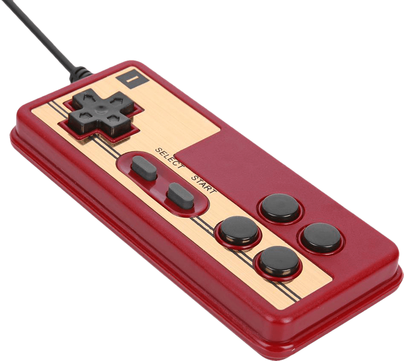 Nintendo 8-bit Famiclone 4 Button 1P Controller - 9-pin Generic (NES)(New) - Various 200G