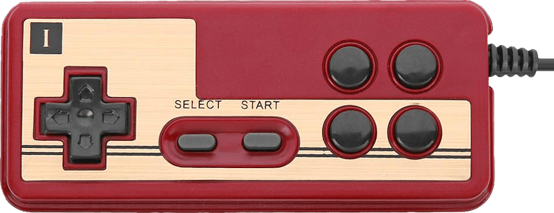 Nintendo 8-bit Famiclone 4 Button 1P Controller - 9-pin Generic (NES)(New) - Various 200G