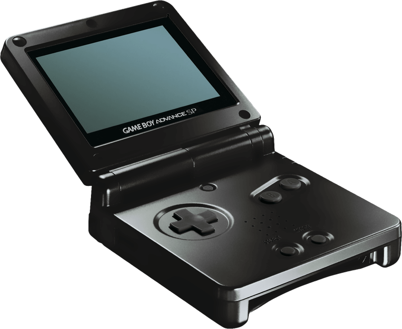 Nintendo Game Boy Advance SP AGS-001 Console - Black [Grade B-](GameBoy / GBA)(Pwned) - Nintendo