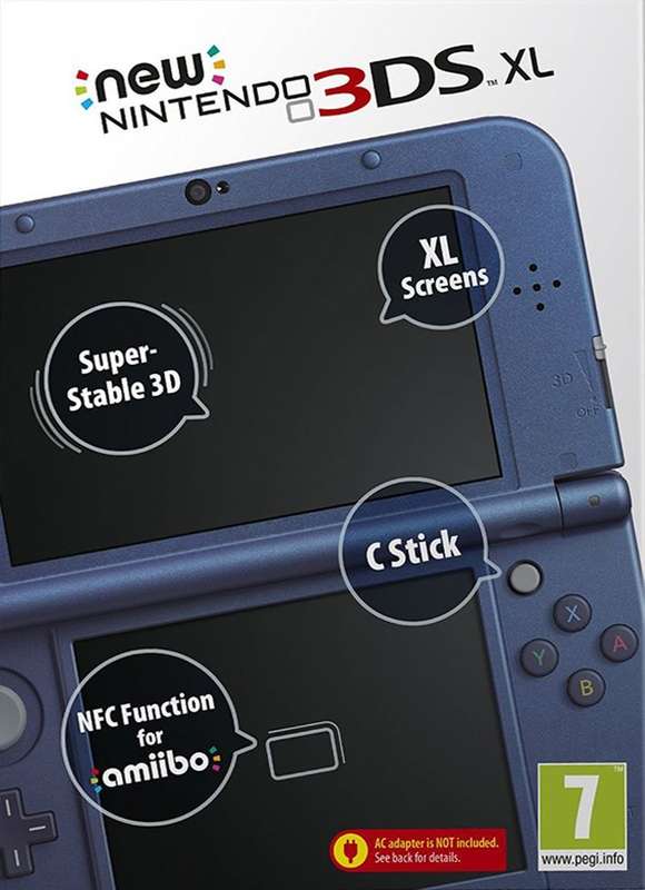 New Nintendo 3DS XL Console - Metallic Blue (3DS)(Pwned) - Nintendo 1000G