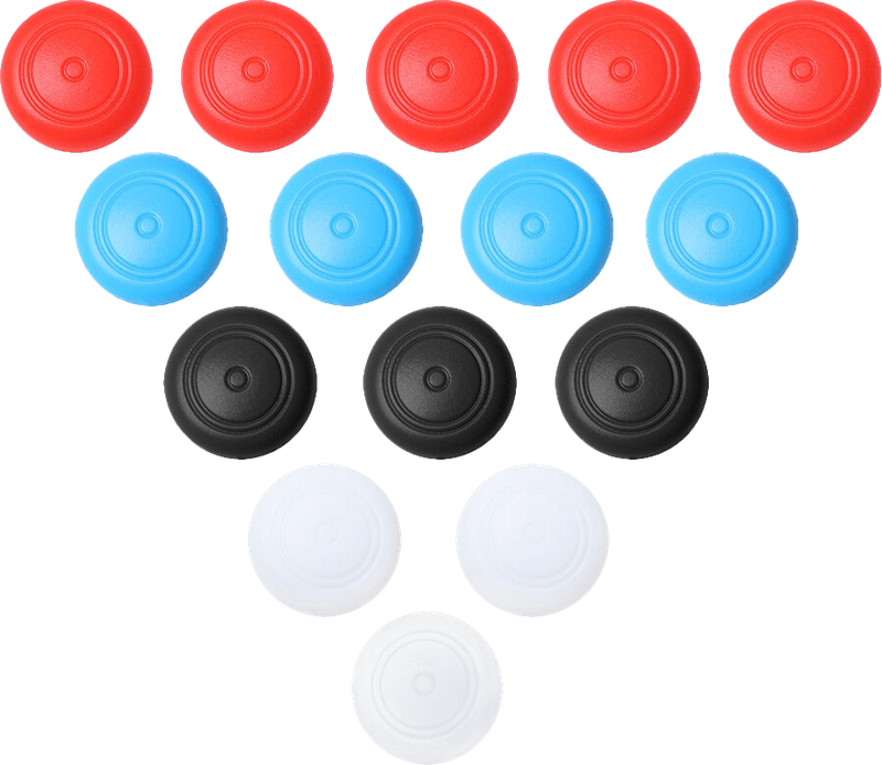 Nintendo Switch Joy-Con Controller Thumb Grips - Red & Blue Bullseye (NS / Switch)(New) - Various