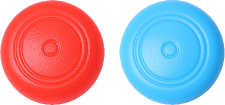 Nintendo Switch Joy-Con Controller Thumb Grips - Red & Blue Bullseye (NS / Switch)(New) - Various