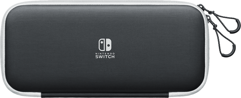 Nintendo Switch Carrying Case & Screen Protector - Grey & White (NS / Switch)(Pwned) - Nintendo 230G