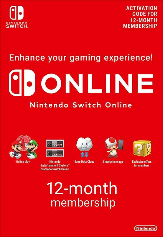 Nintendo Switch Online: 12 Month Membership [Digital Code] - Nintendo
